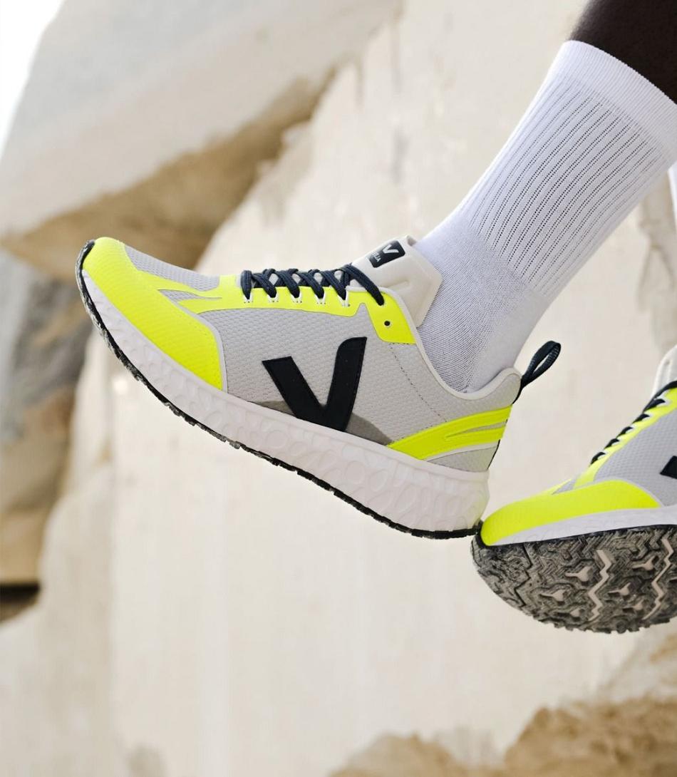 Veja Condor Mesh Light Jaune Fluo Outlet Adults Svijetlo Sive | HRJBT99943