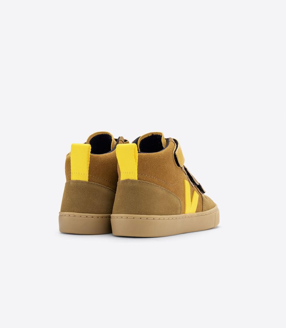 Veja Mid Suede Multico Camel Tonic Dječje V-10 Smeđe | SHRVO35547