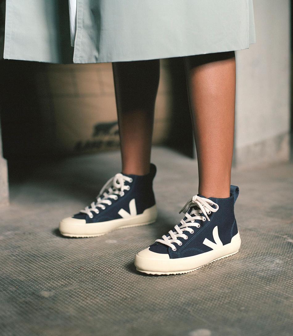 Veja Nova Ht Canvas Nautico Butter Sole Outlet Adults Indigo | QHRWA26177