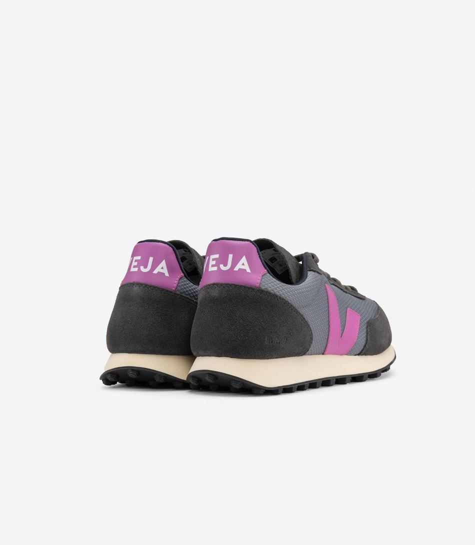 Veja Rio Branco Alveomesh Concrete Ultraviolet Outlet Adults Crne | XHRBH71447