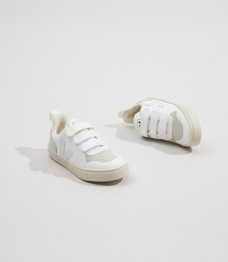 Veja V-10 Cwl Natural Vegan Kids Bijele Bež | BHRSD99877