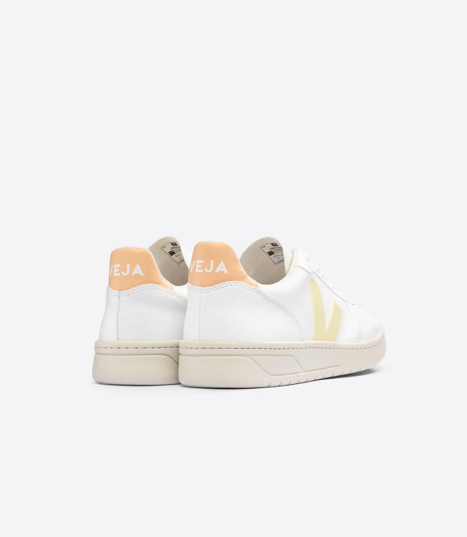 Veja V-10 Cwl Sun Peach Vegan Adults Bijele Narančaste Koraljne | HREAH86379