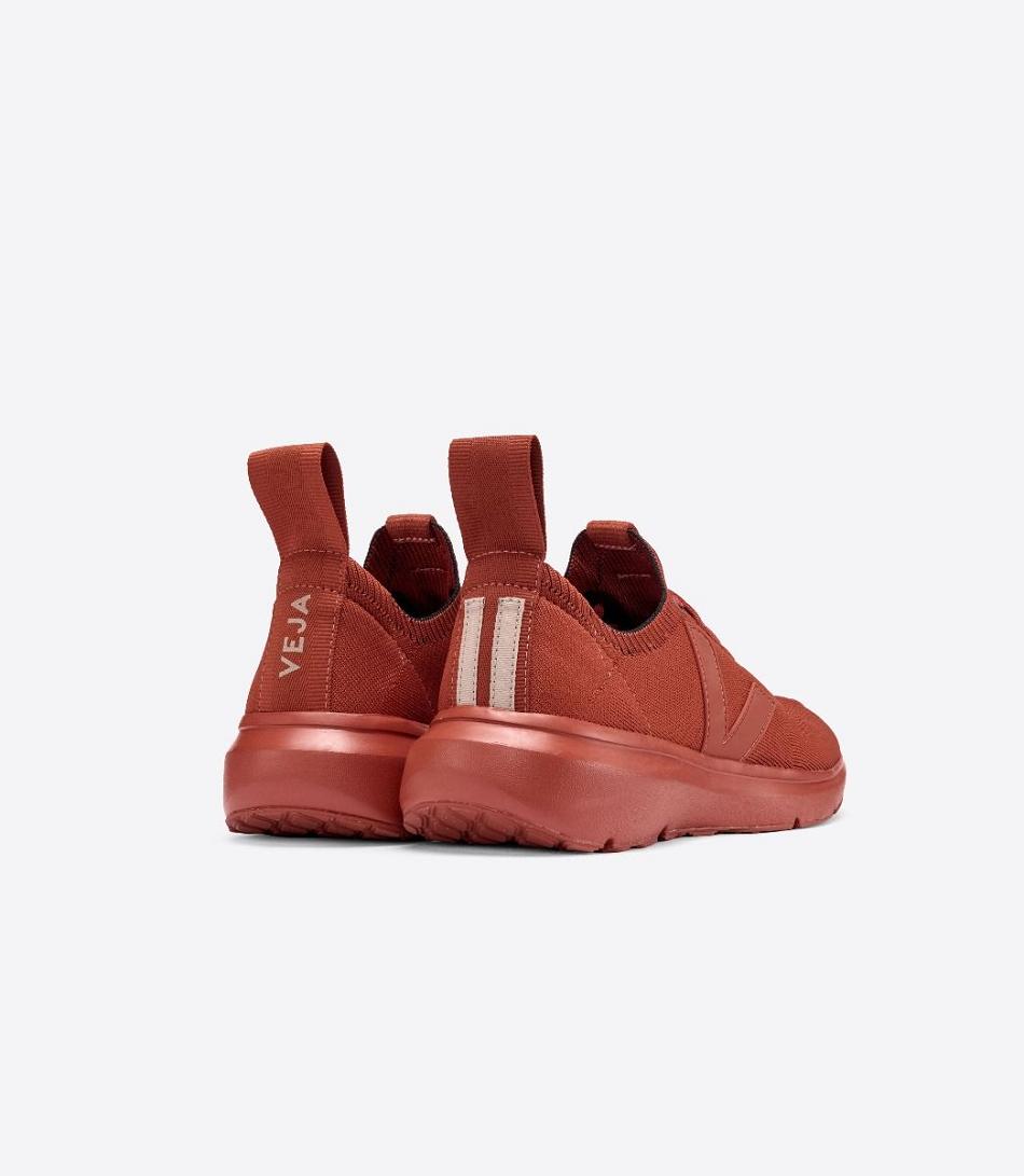 Veja V-knit Rick Owens Full Rust Outlet Adults Crvene | ZHRNQ16791