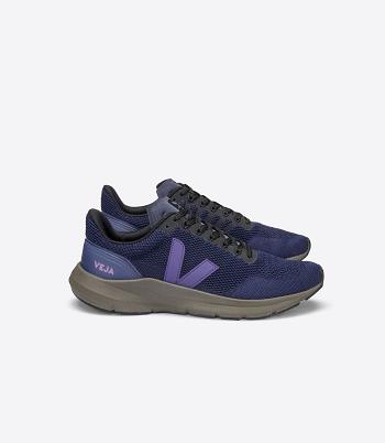 Veja Marlin V-knit Nil Kaki Sole Outlet Adults Ljubičaste | HRJBT14156