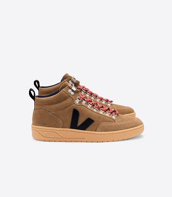 Veja Roraima Suede Gum Sole Outlet Adults Smeđe Crne | HRNEJ22449